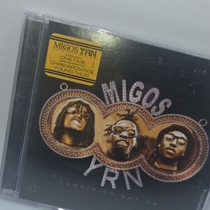 Migos YRN CD - Black & Gold Album Cover